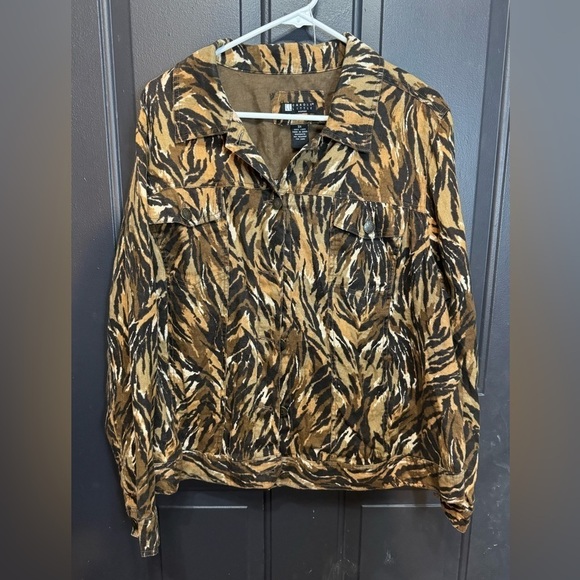 3X Linen Jacket button up 100% linen designer jacket - Picture 1 of 3